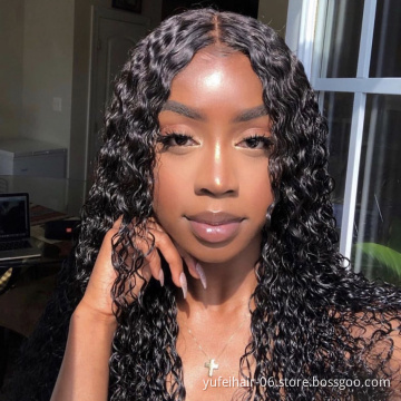 Hot Sale 13x4 Lace Frontal Wig 100% Human Hair Virgin Straight Brazilian Human Hair Full Lace Wig For Black Woman